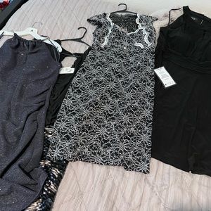 Womens bundle of 4 cocktail dresses